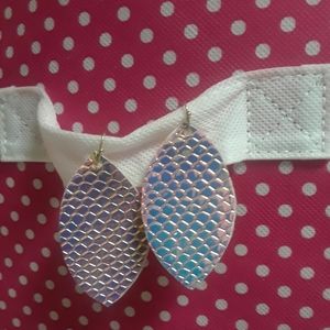 Metallic earrings